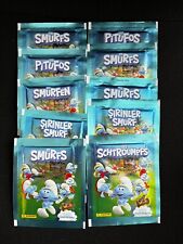 LOT 10 PACKETS POCHETTES BUSTINA TUTEN  LES SCHTROUMPFS MONDE MAGIQUE 2023
