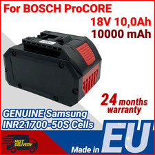 Batterie pour Bosch Procore 10.0 Ah 10000 mAh Battery 18V - Samsung 21700 Cells