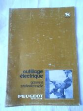 ANCIENNE BROCHURE PEUGEOT
