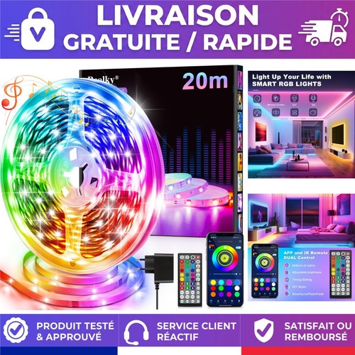 Ruban led 20m rgb - 20m,