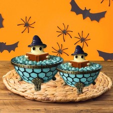 Lampe de bain à bulles fantôme, lampe de chevet effrayante faite à la main