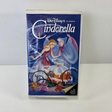 Cinderella VHS Walt Disney Black Diamond Classic ClamShell