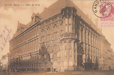 BELGIUM BELGIUM GHENT City Hall Belgian stamp 1909