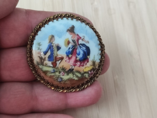 Belle broche ancienne - , en