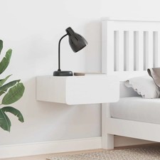 Table de chevet avec tiroir Bois massif en pin nuit Mobilier chambre vidaXL vida