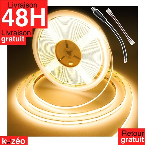 Ruban led cob 10m blanc - 10m,