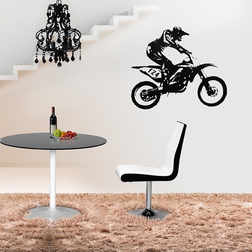 1pc black pvc wall - black,