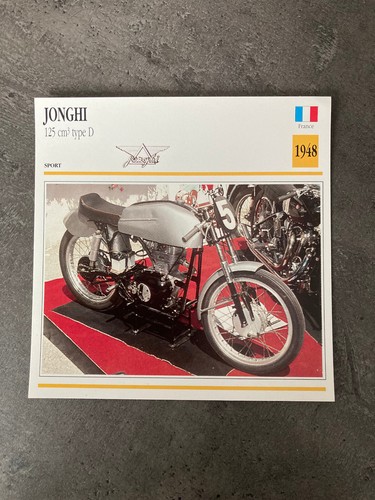 Carte fiche moto - carte, collection