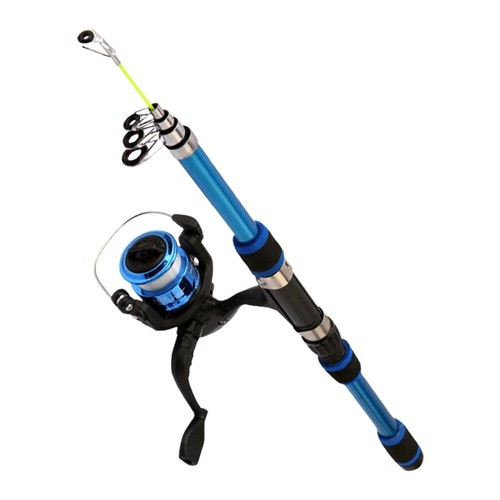 Ensemble canne pêche et - à,