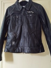 blouson cuir femme Harley