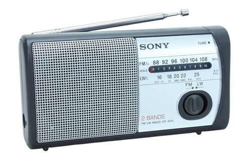 Sony icf 303l radio lw - sony, fm