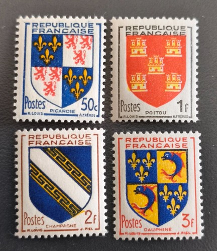 France 1953 951 - 954, neuf
