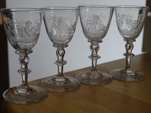 Bohemian antique crystal - 4,