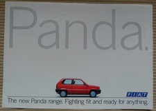 Fiat Panda 750L 1000 CL & Super 4x4 UK market sales brochure April 1986