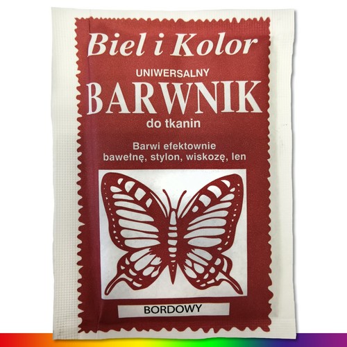 Teinture textile bordeaux - 10,