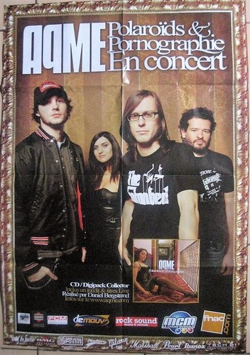 Aqme original concert poster - aqme,