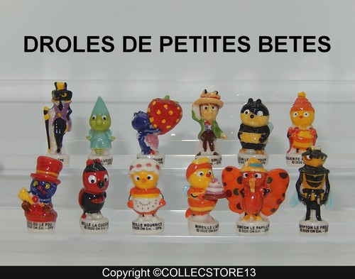 Serie complete feves droles - de,