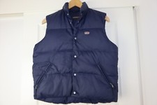 Vintage Men’s Napapijri Down Puffer Vest Outdoors Hiking Size 12 Small 90s Blue