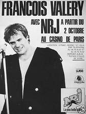 NRJ ADVERTISING WITH FRANÇOIS VALÉRY AT THE CASINO DE PARIS