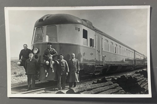 Sncb photo card - autorail, 654