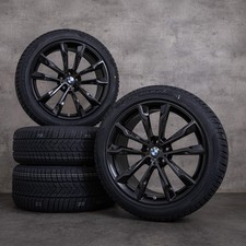 BMW X3 X4 pneus hiver jantes 20 pouces G01 G02 Jantes 699 M 7916265 7916266 jet 