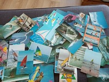 vintage lot 77 postcards surf/windsurf/windsurf 1980/2000