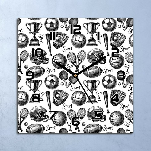 Horloge murale verre - horloge,