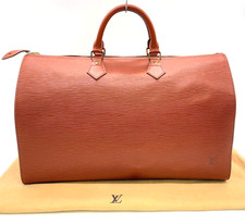 Authentic Louis Vuitton Epi Kenya brown Speedy 40  Boston Bag W/Dustbag SK090188