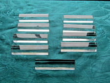 9 Signed Baccarat Crystal Knife Holders