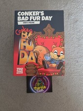 Conker's Bad Fur Day #0 Vinyl Figure Statue N64 King Conker Youtooz + Protector