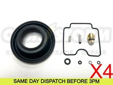 4 X Yamaha XJR1300 2002-2006 Carb Carburettor Repair Kit  + Diaphragm