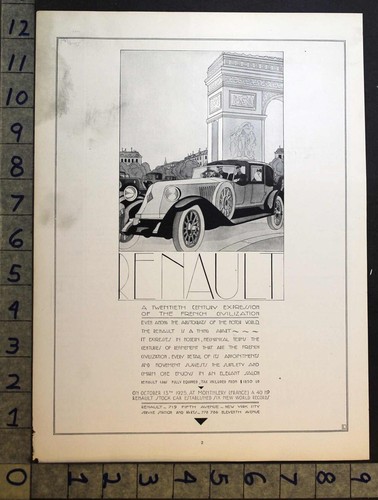 1925 renault luxury sedan - 1925,