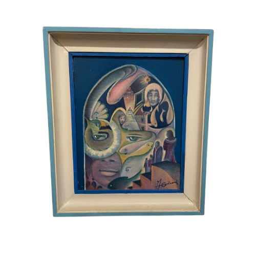 Peinture sur toile grand - toile, le