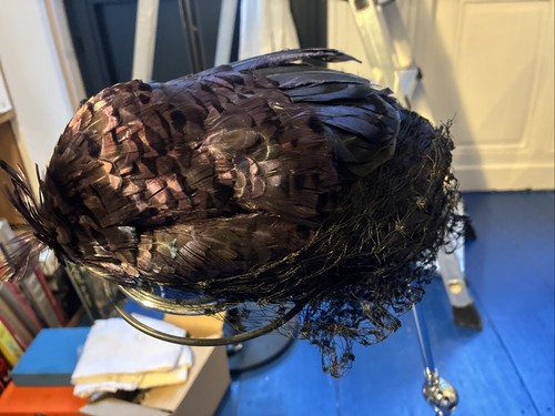 Chapeau bibi plumes - à,