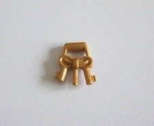 PLAYMOBIL (B4230) WESTERN - Trousseau Porte Clés Doré Shérif 3786 3841 4502 