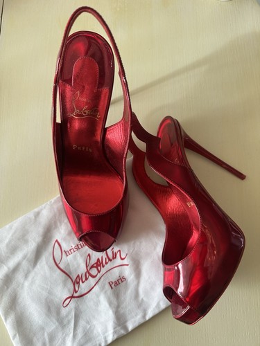 Christian louboutin red patent - louboutin,