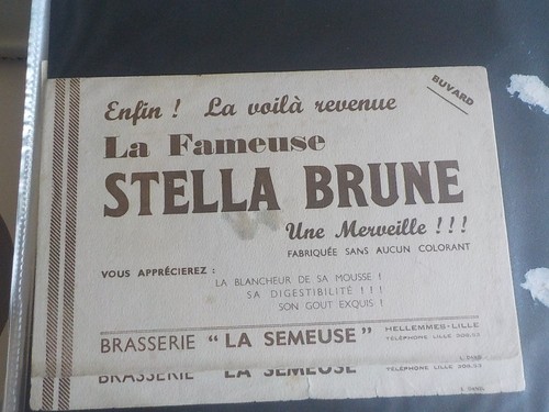 Buvard biere brasserie - biere, la