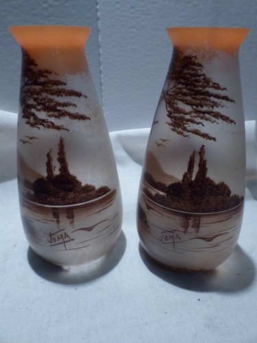 Paire vases signe joma - de,