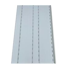 Mobile Home Rustique RIBB Vinyl Skirting White Vented 16" x 28" Panel (8 Pack)