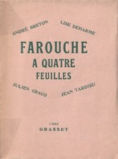 EO N° ANDRÉ BRETON JULIEN GRACQ JEAN TARDIEU LISE DEHARME FAROUCHE À 4 FEUILLES