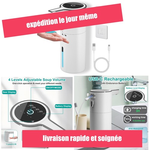Distributeur savon automatique