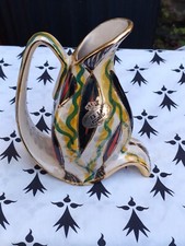 Hubert Bequet vase pichet céramique décor Jupiter