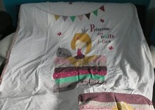 housse de couette + taie d'oreiller pour fille 190cm * 190cm