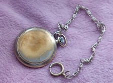 Vintage "FOR" ANTICHOC ANCRE 16 RUBIS- [49mm] + Chain - WORKING