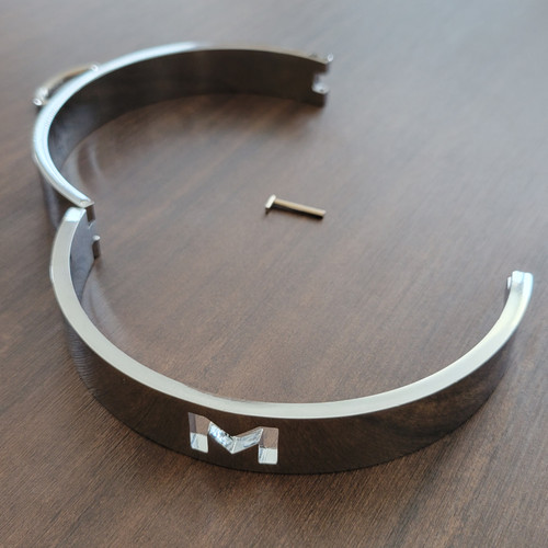Métal collier bandeau - métal, de