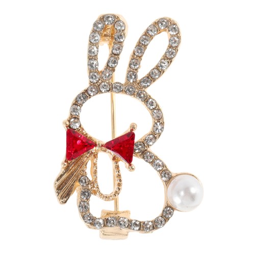 Broche lapin noeud papillon - lapin,