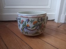 Ancien Cache Pot En Faïence