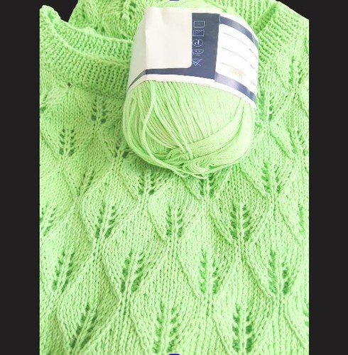 Pelote coton vert clair a - de,