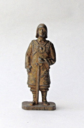 Figurine métal kinder hun - métal,