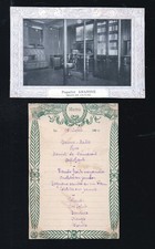vieux papiers menu paquebot